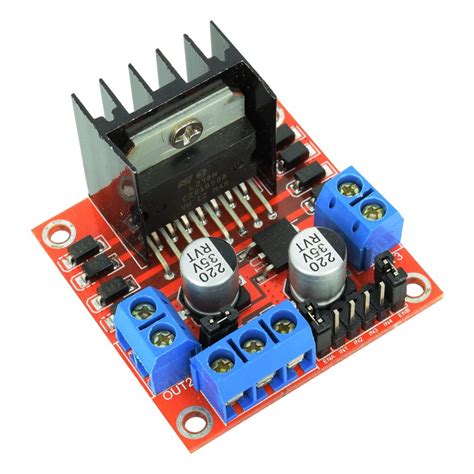 Modul Cu Driver De Motoare Dual L298n Rosu Motor Dc Arduino Pic Avr