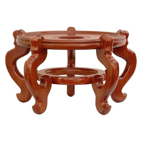 Buy Oriental Furniture Rosewood Fishbowl Stand Honey Online In India