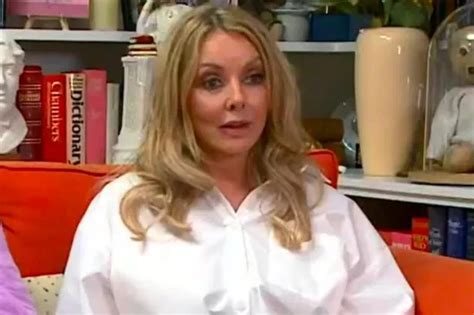 Carol Vorderman Squirms As Celebrity Gogglebox Co Star Quizzes Her On Her Sex Life Daily Star