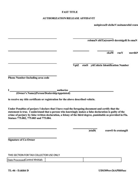 Sample blank affidavit form 6 documents in pdf. Fillable Fast Title Authorization/release Affidavit Form ...
