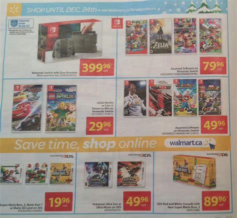 Walmart Canada Some Switch Games On Sale Nintendo