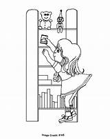 Shelf Coloring Colouring Elf Shelves Toy Toys Template Christmas sketch template