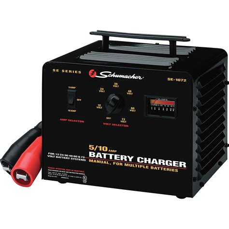 Schumacher Multiple Battery Charger — 122436486072 Volt 510 Amp