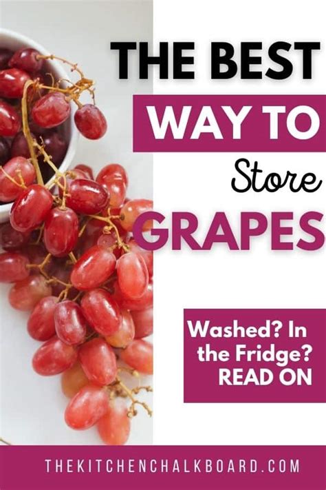 Here Is The Best Way To Store Grapes It Couldnt Be Easier The