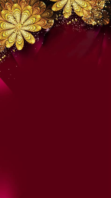 Red And Gold Background Wallpaper Design Wall Design Ideas