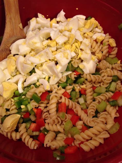 Serve pasta in a large salad bowl or on individual plates and top with vegetable mixture and goat cheese. Festive Pasta Salad (THM S) | Recipe | Pasta salad, Pasta, Summer side dishes