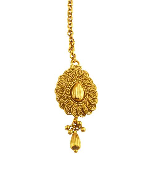 Kalyan jewellers presents contemporary and trendy bridal maangtikka collections. Jahnvi Gold Antique Maang Tikka: Buy Jahnvi Gold Antique ...