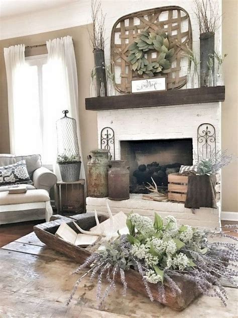 41 Best Rustic Farmhouse Fireplace Ideas For Your Living