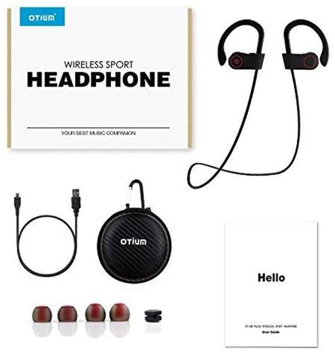 Otium Bluetooth Headphones Best Wireless Sports Earphones Wmic Ipx7