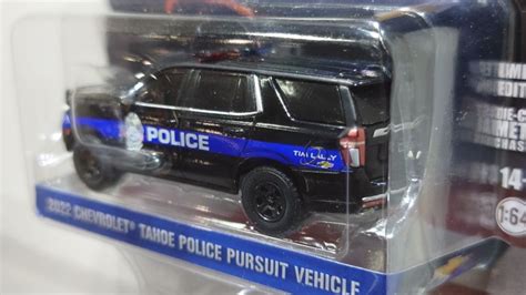 Green Light Exclusive 164 2022 Chevrolet Tahoe Police Pursuit Vehicle