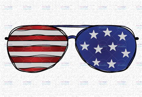 America Sunglasses Png 4th Of July Sublimation Designs Downloads Usa