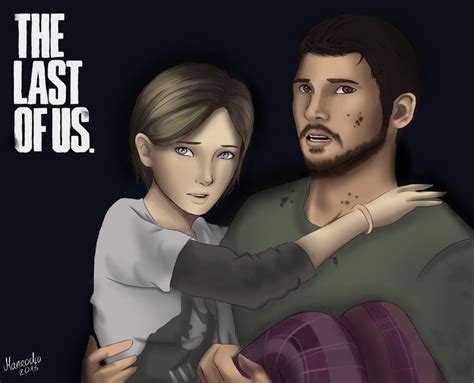 Fan Art De Joel Y Su Hija Sarah The Last Of Us Thelastofus Luciernagas Survival Adventure