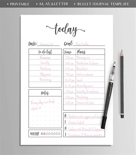 In this post you'll discover the best downloadable pdf templates to use in your bullet journal this year. Best Bullet Journal Template Pdf | Clifton Blog