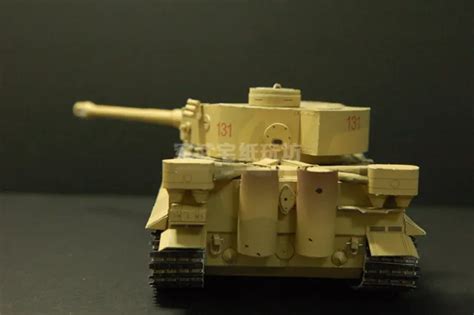 GERMAN WW2 1 35 Scale Panzerkampfwagen VI Ausf E Tiger Tank DIY PAPER