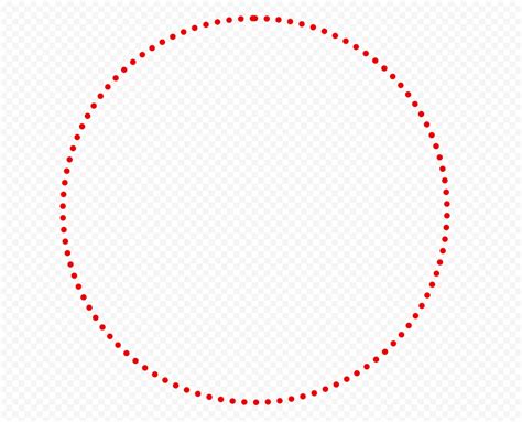 Dotted Red Circle Png Image Citypng