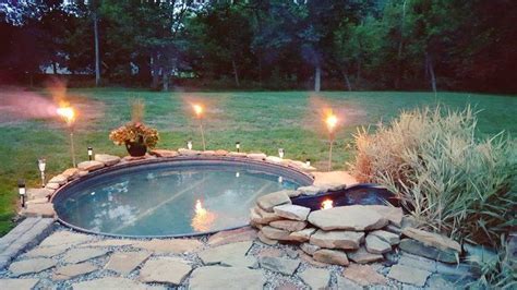 Stock Tank Pools Are The Coolest Backyard Trend Of Summer Hot Tub Backyard Small Backyard Pools