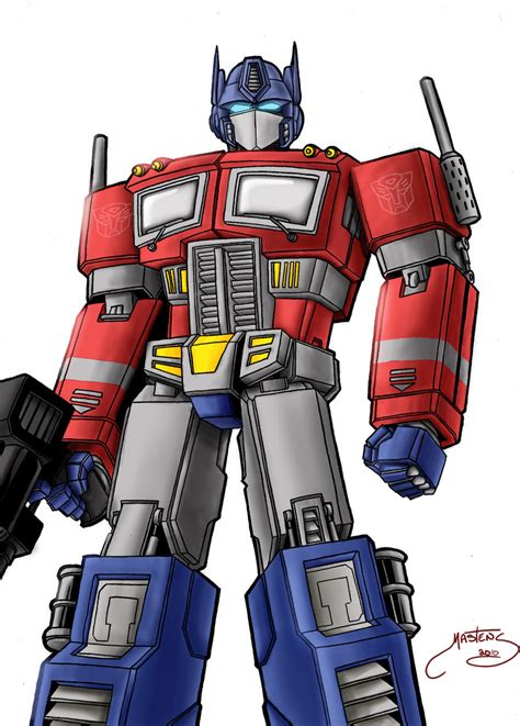 Transformers Optimus Prime 1 By Mastens On Deviantart