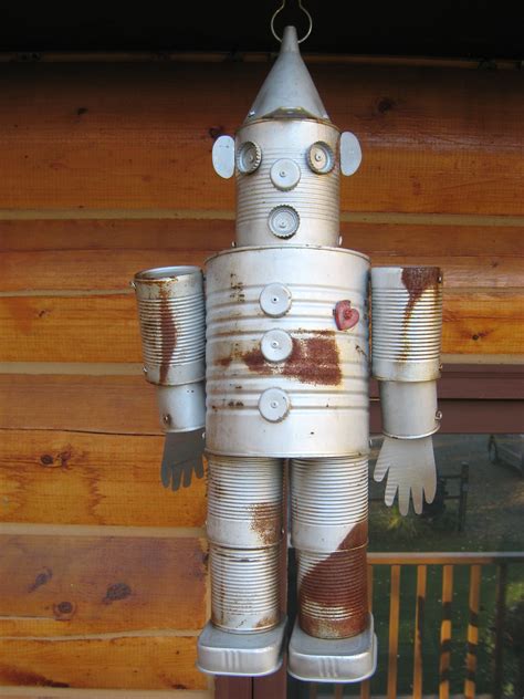 Tin Man Wind Chime I Want To Make One Tin Can Crafts Fun Crafts