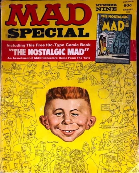 Mad Magazine Mad Special 21 Nostalgic Mad Comic Book Insert Incl