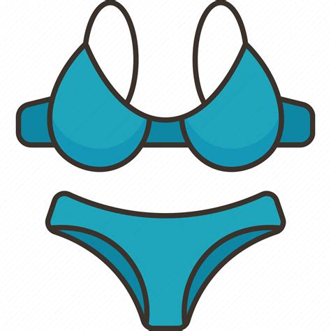 Bikini Swimwear Woman Beach Summer Icon Download On Iconfinder