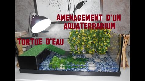 Tuto : Aménagement d'un Aquaterrarium tortue d'eau , aquarium , Turtle