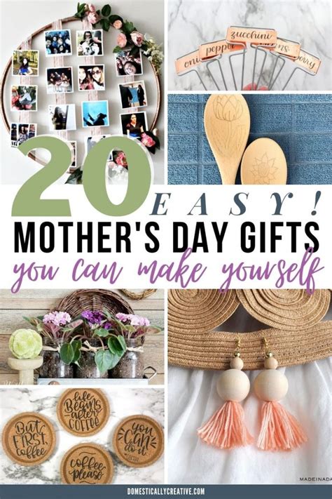 Last Minute Diy Mothers Day T Ideas Domestically Creative