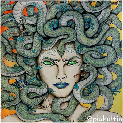 Medusa In Mythomorphia By Kerby Rosanes Idea For Coloring Medusa