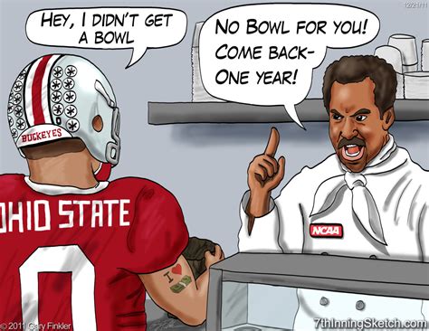 Football Funnies Ohio State Buckeyes No Bowl For You Sports