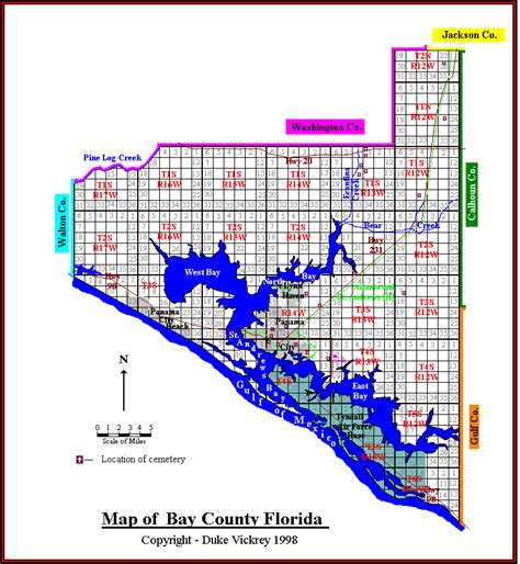Bay County Map