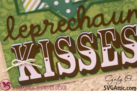 svg attic blog leprechaun kisses ~ with cyndy g