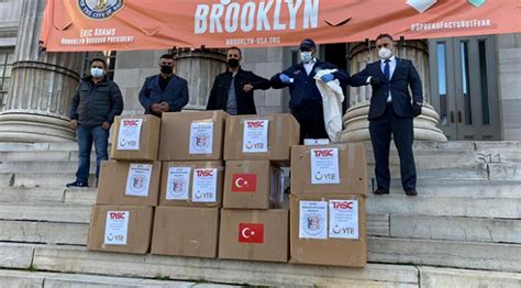 Abddeki Türk Toplumundan Sağlık çalışanlarına Ekipman Yardımı Son Dakika Haberleri