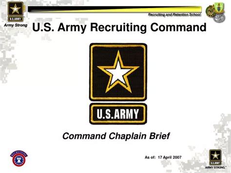 Ppt Us Army Recruiting Command Powerpoint Presentation Free Download Id174570