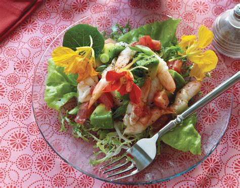 If you'd like to make more . Nasturtium and Shrimp Salad Appetizer Recipe | Old Farmer ...