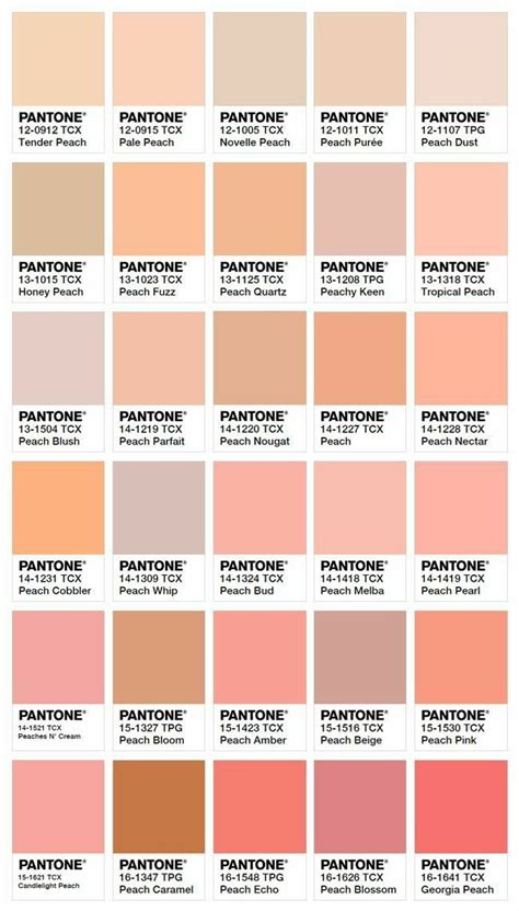 Paleta C Lida Nude Color Palette Peach Paint Colors Pantone