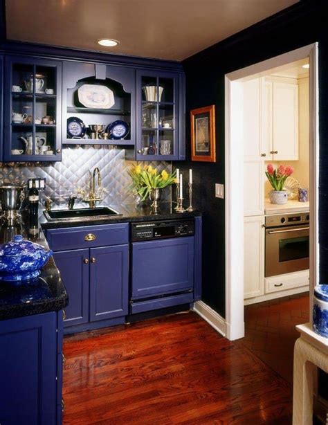 Inexpensivefurniturestores Blue Kitchen Cabinets Purple Kitchen