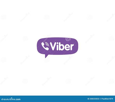 Viber Logo Editorial Ilustrativo Sobre Fondo Blanco Foto De Archivo