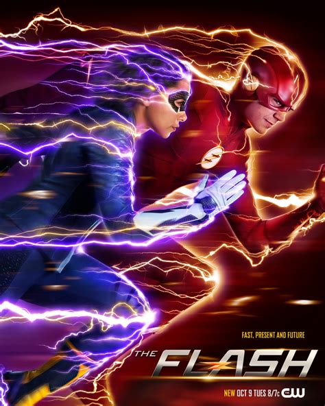 New Flash Season 5 Poster Features Barry And Xs Flashtvnews