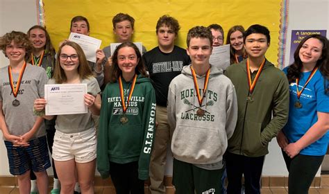 Middle School Students Earn Awards On National German Exam