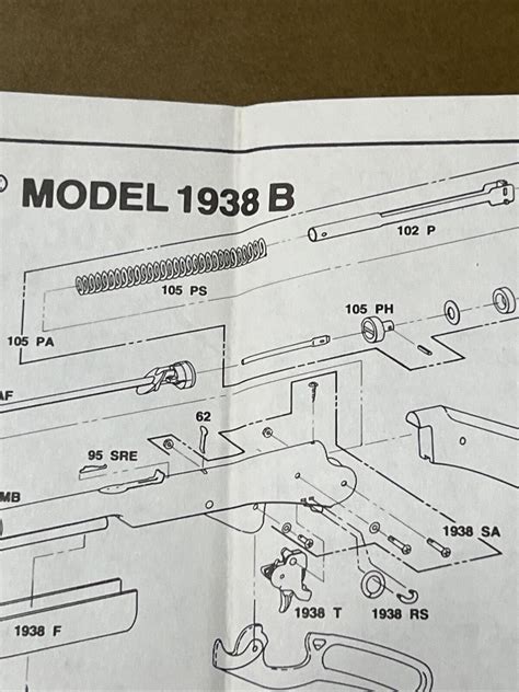 Original Vintage Daisy Model 95b 99b 105b 111b 1938b Parts Manual Ebay