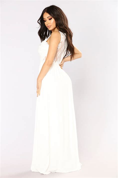 Delicate Lace Dress White Fashion Nova Dresses Fashion Nova