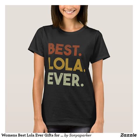 Womens Best Lola Ever Ts For Filipino Grandma T Shirt Bluefarmdeco