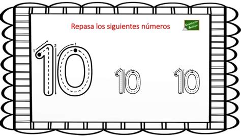 Grafomotricidad Numeros 1 10pages To  0011 Orientación Andújar