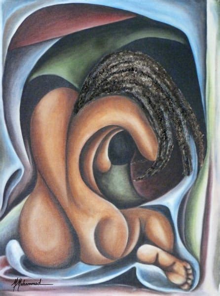 Nude With Braids By Marcella Hayes Muhammad Artwork Archive