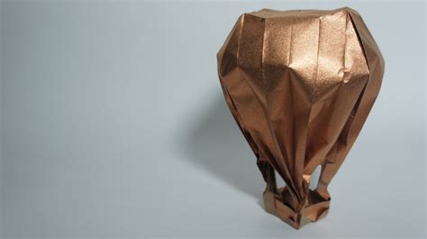 Origami Hot-Air Balloon (Jason Lin) - YouTube