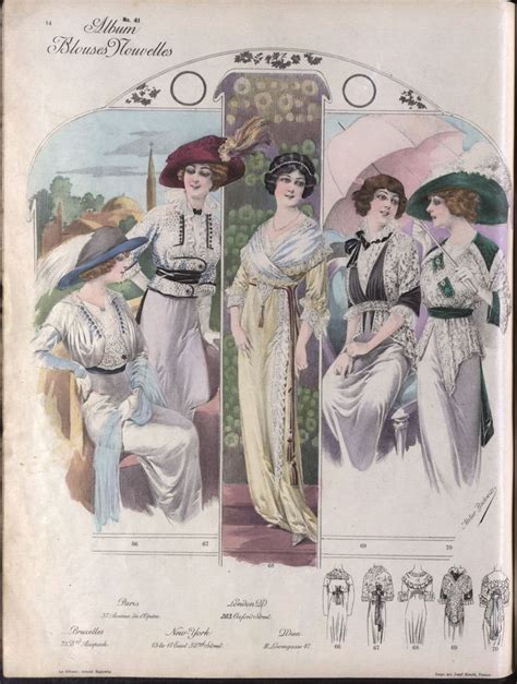 1913 №41 Album Blouses Nouvelles Chic Parisien Önb