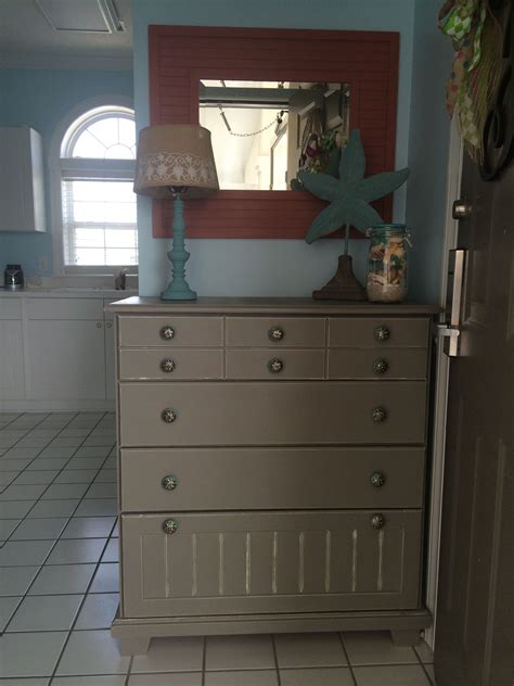 Maybe you would like to learn more about one of these? Annie Sloan chalk paint French Linen on dresser ...