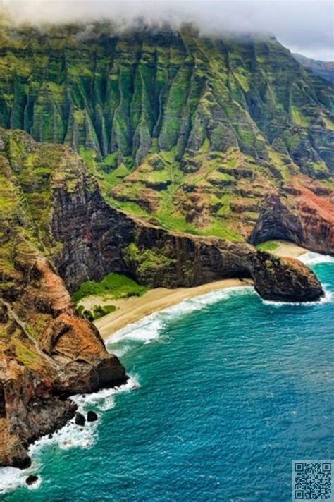 Where The Mountains Meet The Sea Na Pali Coast Kauai