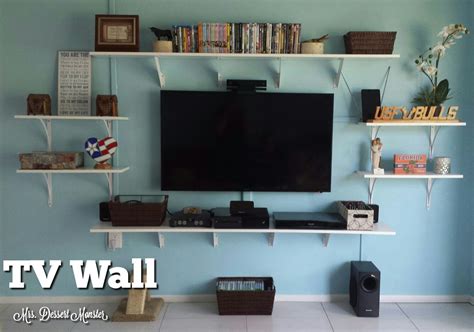 I need a solution to put my tv. Unique Wall Shelves Around Tv 50 On Octagon Wall Shelves ...