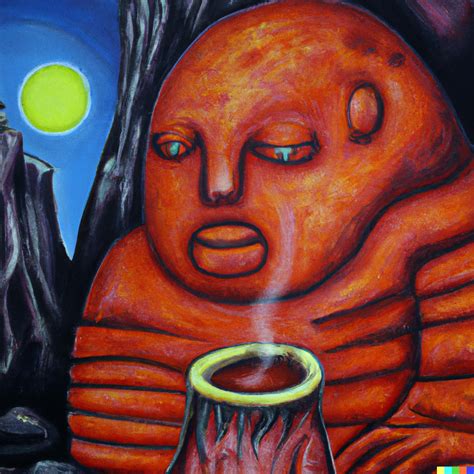 Is Of All Of The Images Ive Gotten I Really Love This One So Much Fire Golem Drinking Lava