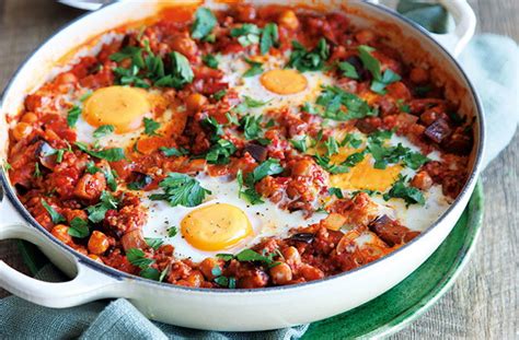 Check spelling or type a new query. One-pot harissa-spiced aubergine and eggs | Tesco Real Food